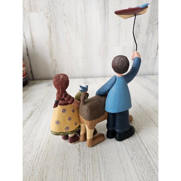 Williraye nothing but blue skies dog kids kite 7878 vintage statue figurine - Picture 6 of 10